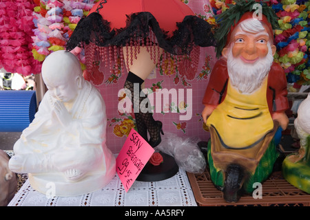 AMSTERDAM NETHERLANDS Kitsch stall at Albert Cuypmarkt Stock Photo