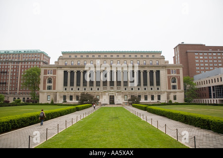 Butler Library on Columbia University Campus Stock Photo