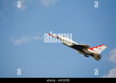 Thunderbird Performing in the Air Stock Photo