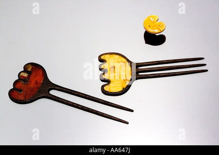 Display of amber jewellery, Gdansk, Pomerania, Poland, Stock Photo