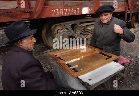 Imishli District Azerbaijan January 12 2003 Refugees and IDP s Internally Displaced People living for the last ten years in Stock Photo