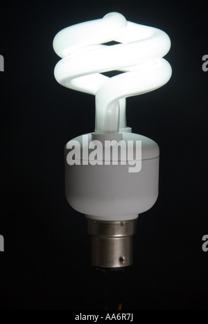 Low wattage low energy usage light bulbs Stock Photo