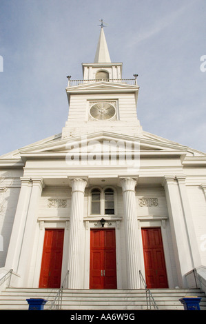 The former North Prospect Congregational Church on Massachusetts Avenue in Cambridge MA USA Stock Photo