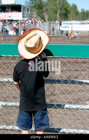 Spectators In Rodeo Ring Rodeo Alberta Canada The spectators Stock Photo - Alamy