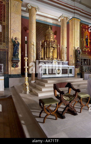 Interior of east view of St Francis Xavier Church, Hereford, England Stock Photo