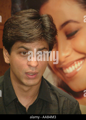 Asian Indian Bollywood FilmStar Actor Shahrukh Khan   No Model Release Stock Photo