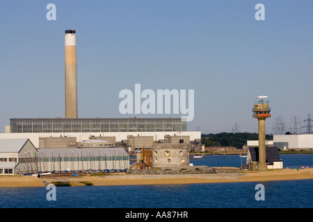 Oil fired Power Station Fawley Southampton Hampshire England UK Great Britain Stock Photo