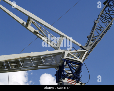 windpark Parndorf, Austria, construction of a wind mill Stock Photo