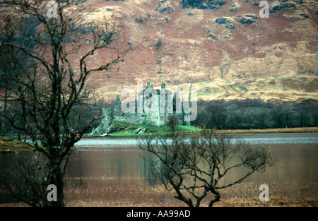 Kilchurn Castle located near Loch Awe Argyll in the Highlands of Scotland UK Great Britain Europe Stock Photo