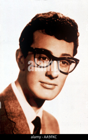 BUDDY HOLLY (1936-1959) Promotional Photo Of US Pop Musician About 1957 ...