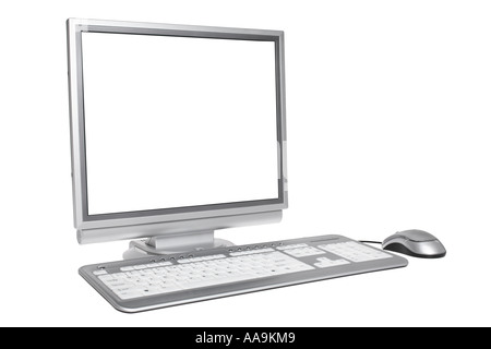 Modern Computer Stock Photo