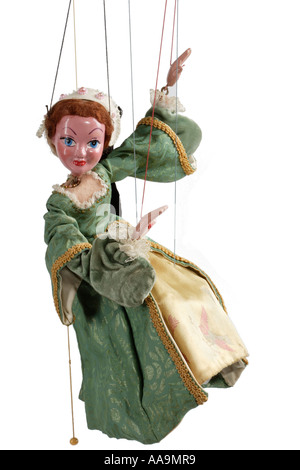 Princess marionette or puppet Stock Photo