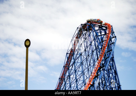 The big one roller coaster on Blackpool Pleasure Beach amusement park Stock Photo