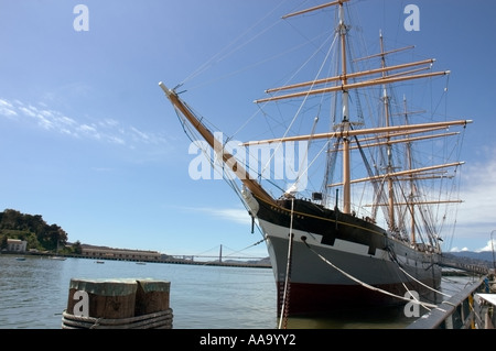 Sailing Ship Balclutha Docked At Fisherman's Wharf San Francisco ...