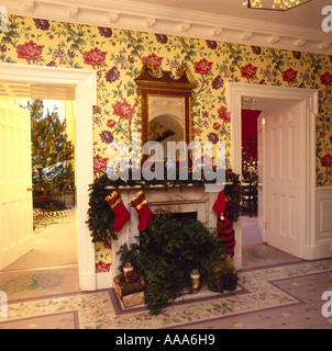 Christmas At Rusland Hall A Stately Home In Cumbria Stock Photo Alamy