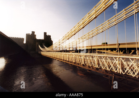 Conwy Castell North Wales United Kingdom Stock Photo