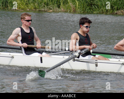 Eights week on the river Isis at Oxford 2003 Stock Photo