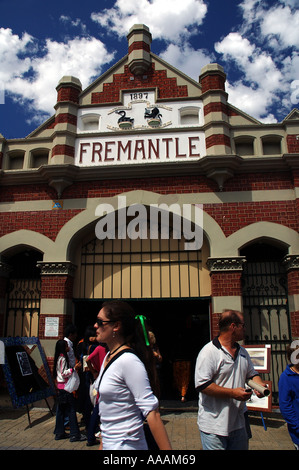 Fremantle Markets in one of the many historic buildings in Fremantle Perth Western Australia Stock Photo