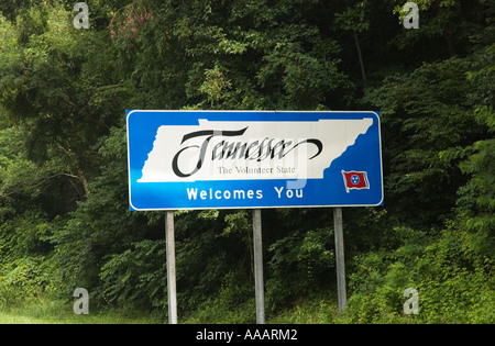 Tennessee, Pigeon Forge, Welcome sign Stock Photo - Alamy