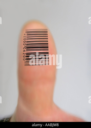 digital fingerprint Stock Photo