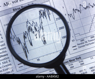 stock quotation Stock Photo