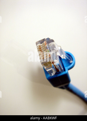 Network plug Stock Photo