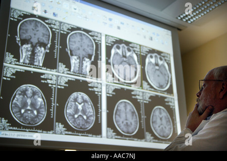 Altona children s hospital Radiologist during the evaluation of radiographs Stock Photo