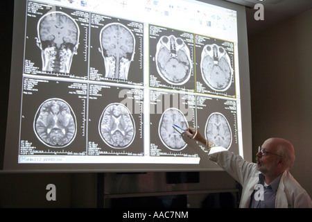 Altona children s hospital Radiologist during the evaluation of radiographs Stock Photo