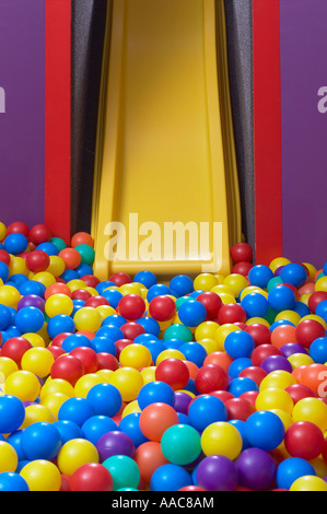 Ball Pit At Childrens Playground, USA Stock Photo