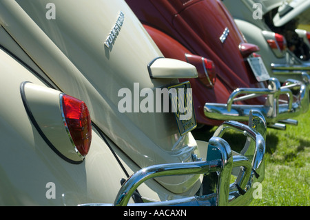 1967 Volkswagen Beetle parked with other Beetles at a VW car show Stock Photo