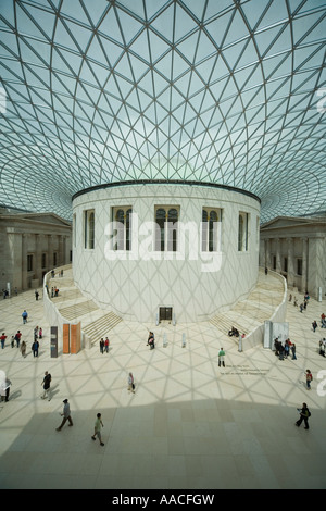 Great Court of the British Museum Stock Photo