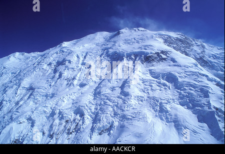 Wickersham Wall, the Northern flank of Mount McKinley in Denali National Park, Alaska, USA Stock Photo