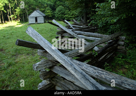 Jim Bales Place Great Smoky Mtns Nat Park TN Stock Photo