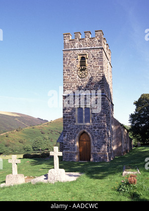 Oare parish church in Lorna Doone Country, Exmoor National Park Stock ...