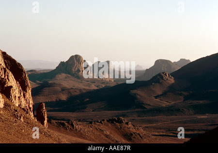 Algeria. Sahara. Haggar Mountains not far from Tamanrasset Stock Photo