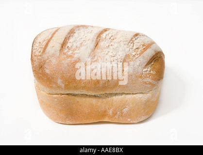 White uncut loaf Stock Photo