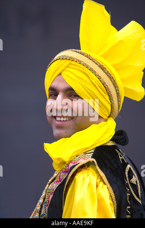 'Trafalgar Square', London 'Sikh New Year Vaisakhi 2006' celebrations Stock Photo