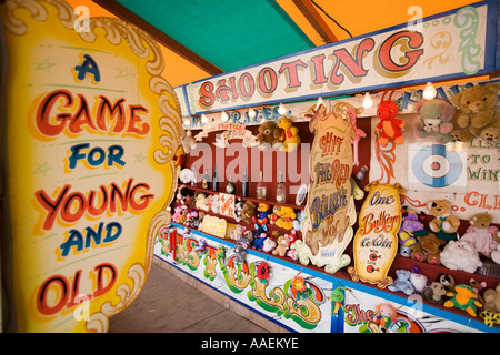 UK England West Midlands Dudley Black Country Museum funfair darts game Stock Photo