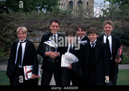 Students King s School Canterbury Kent England Stock Photo