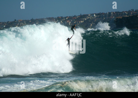 Big Surf Bondi Beach Stock Photo