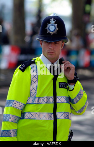 policeman on duty Stock Photo