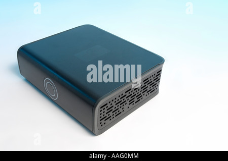 External Hard Disk Drive Western Digital HDD data storage Isolated cutout Stock Photo