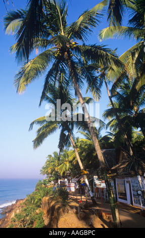 Cliff top path North Cliff Varkala Kerala India Stock Photo - Alamy