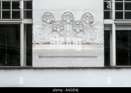 Decorative detail on Secession Building, Vienna, Austria Stock Photo