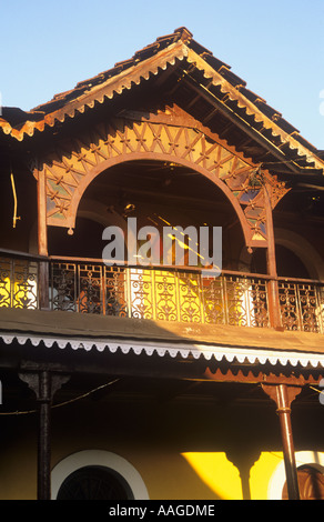 House balcony  Fontainhas Panjim Goa India Stock Photo