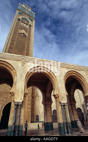 Hassan II Mosque - Casablanca, MOROCCO Stock Photo