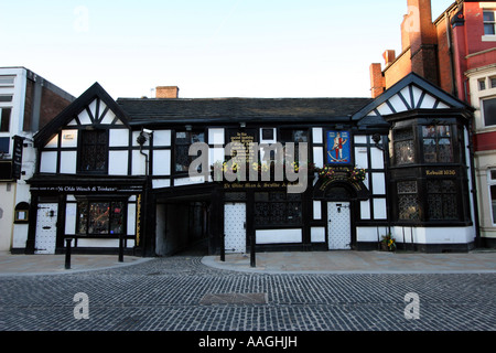 “Man and Scythe public house Bolton one of the oldest pubs in England” Stock Photo