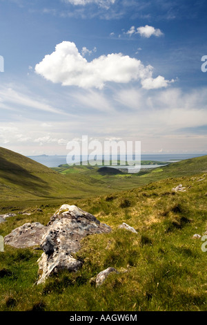Ireland County Kerry Dingle from the Connor Pass Stock Photo