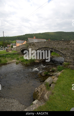 Wales Gwynedd Bala old stone gate and lodge to Rhiwlas House 1820 Stock ...