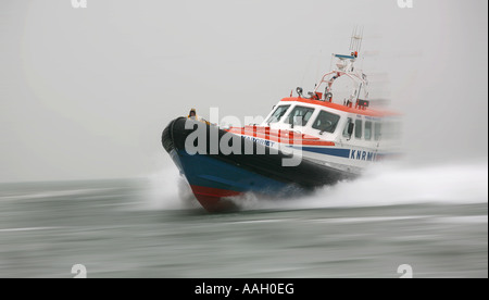 Rescue operations by the lifeboat association at the North Sea editorial use only no negative publicity Stock Photo